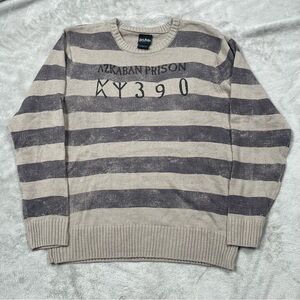 Harry Potter Prisoner Of Azkaban Sweater Adult M Sirius Black Jail Cosplay Gray